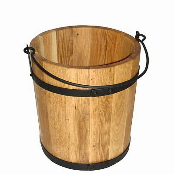 Dubové 10L drevené vedro 