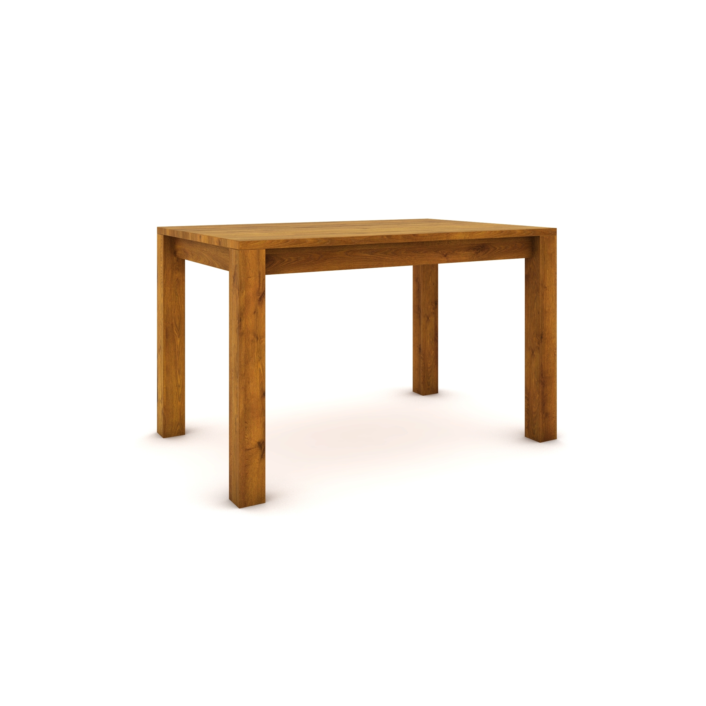 Dubový stôl 120 x 80 cm , jantarový