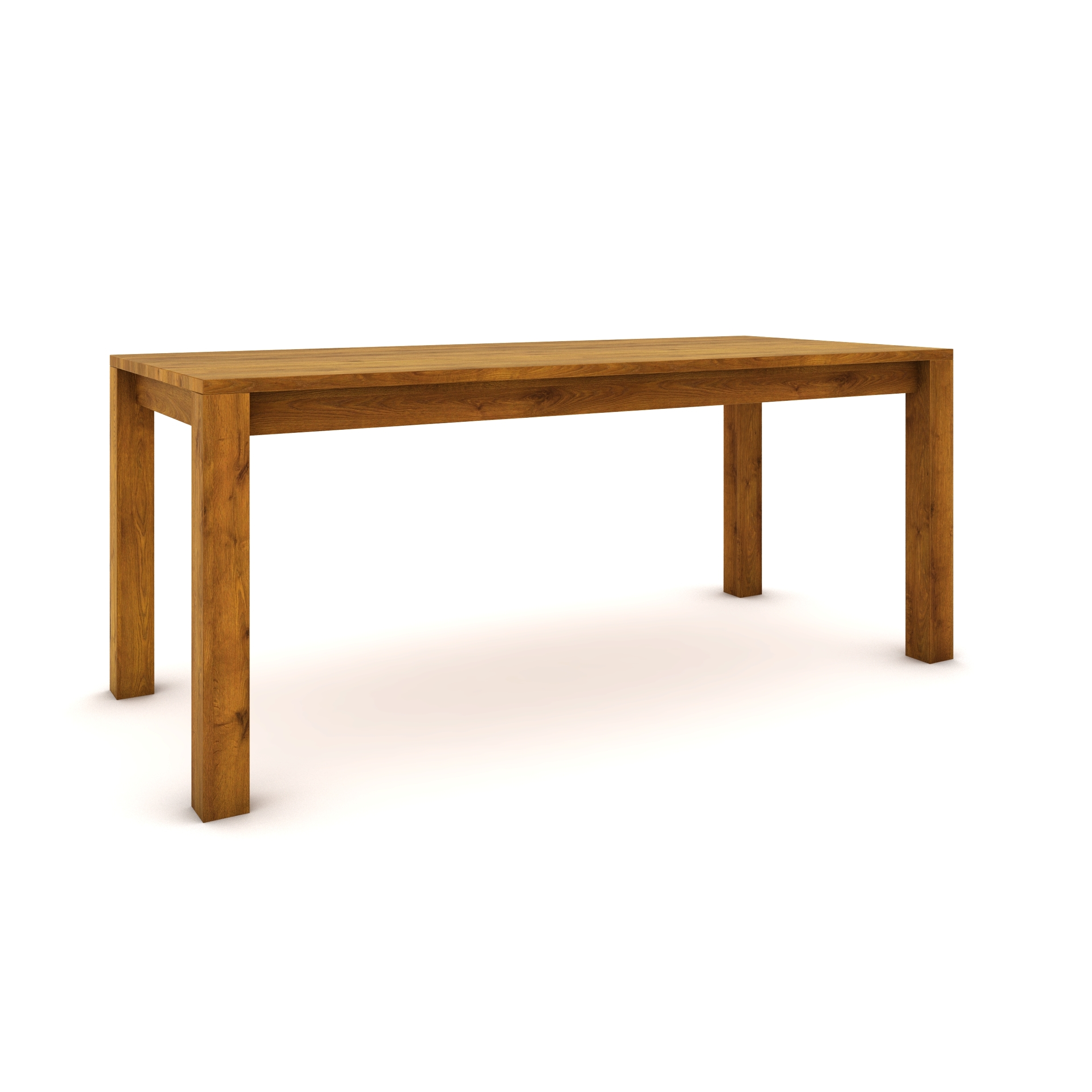 Dubový stôl 180 x 80 cm , jantarový