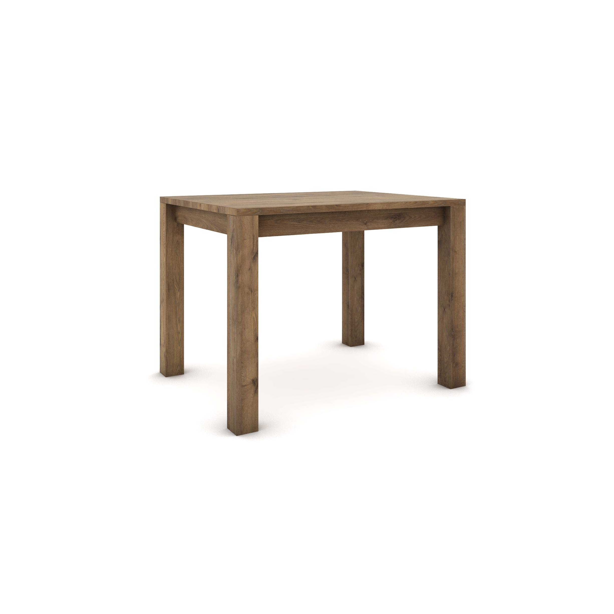 Dubový stôl 100 x 80 cm , grafit
