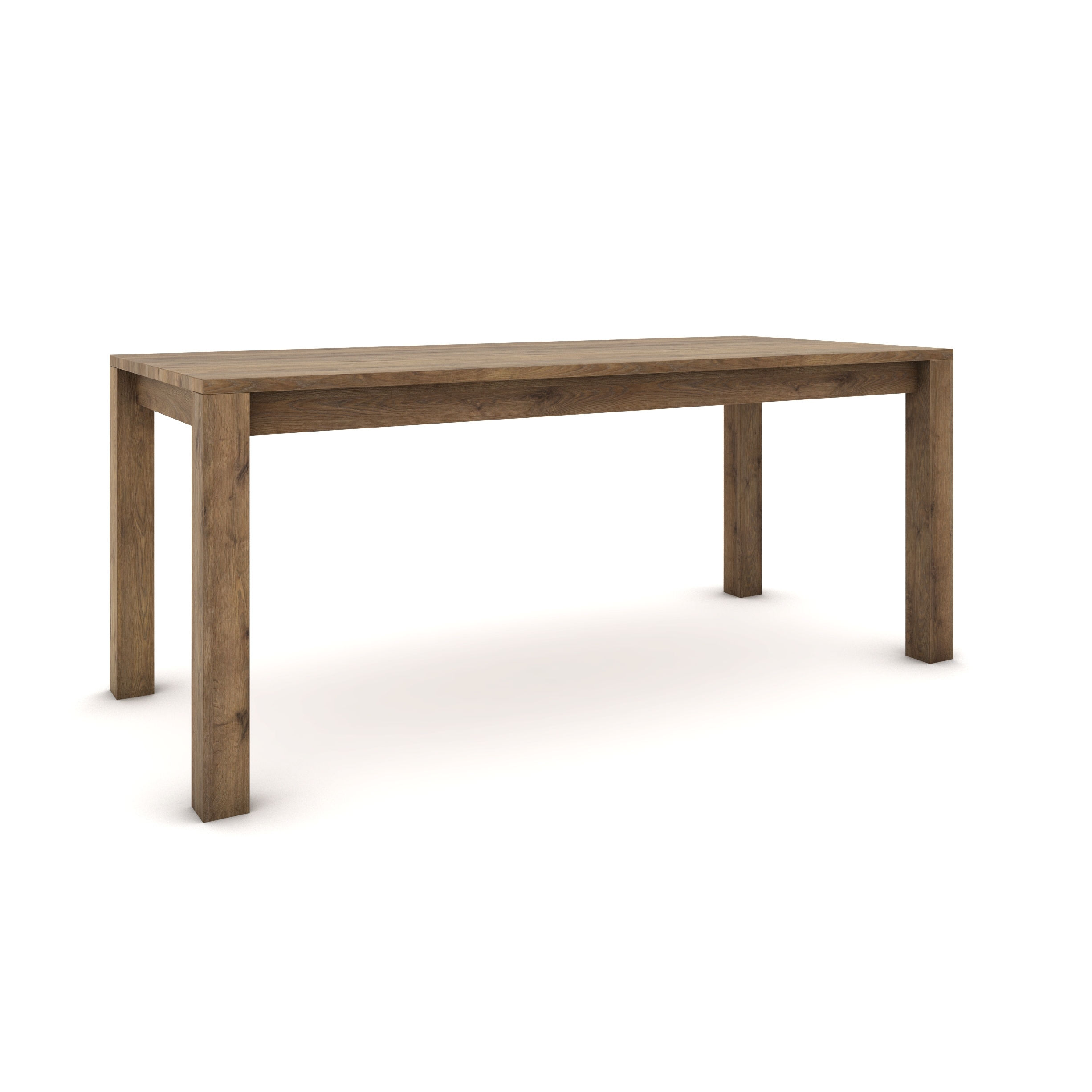 Dubový stôl 180 x 80 cm , grafit