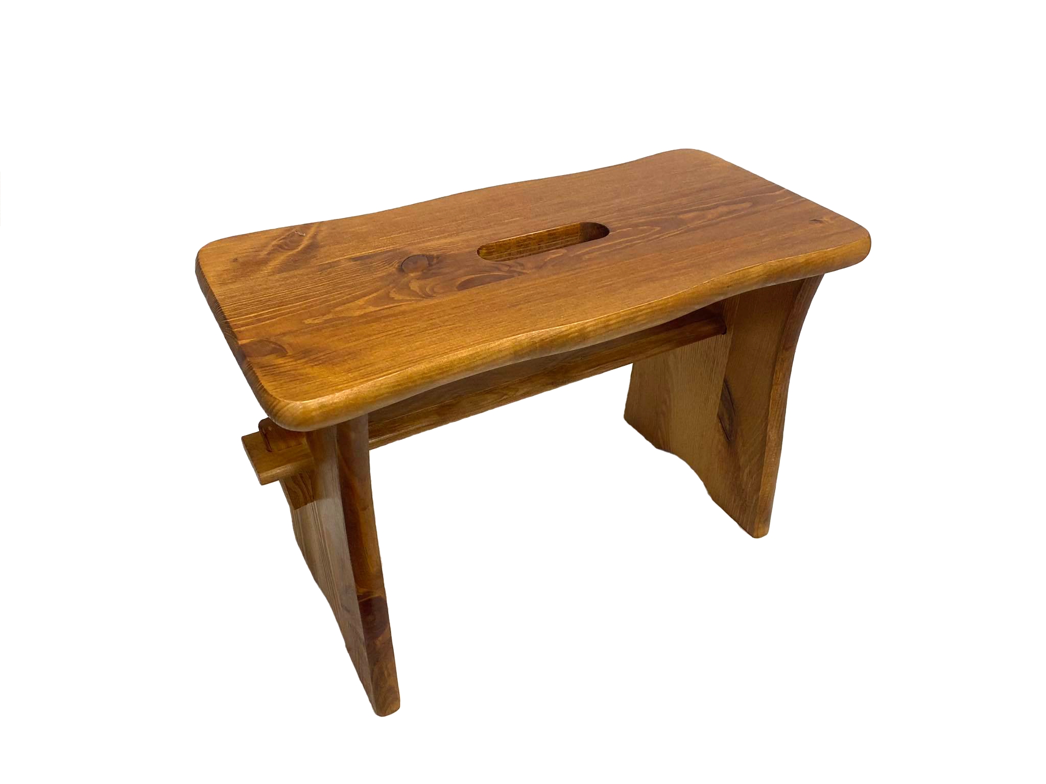 Drevený stolček malý, tmavý 39x19x25 cm