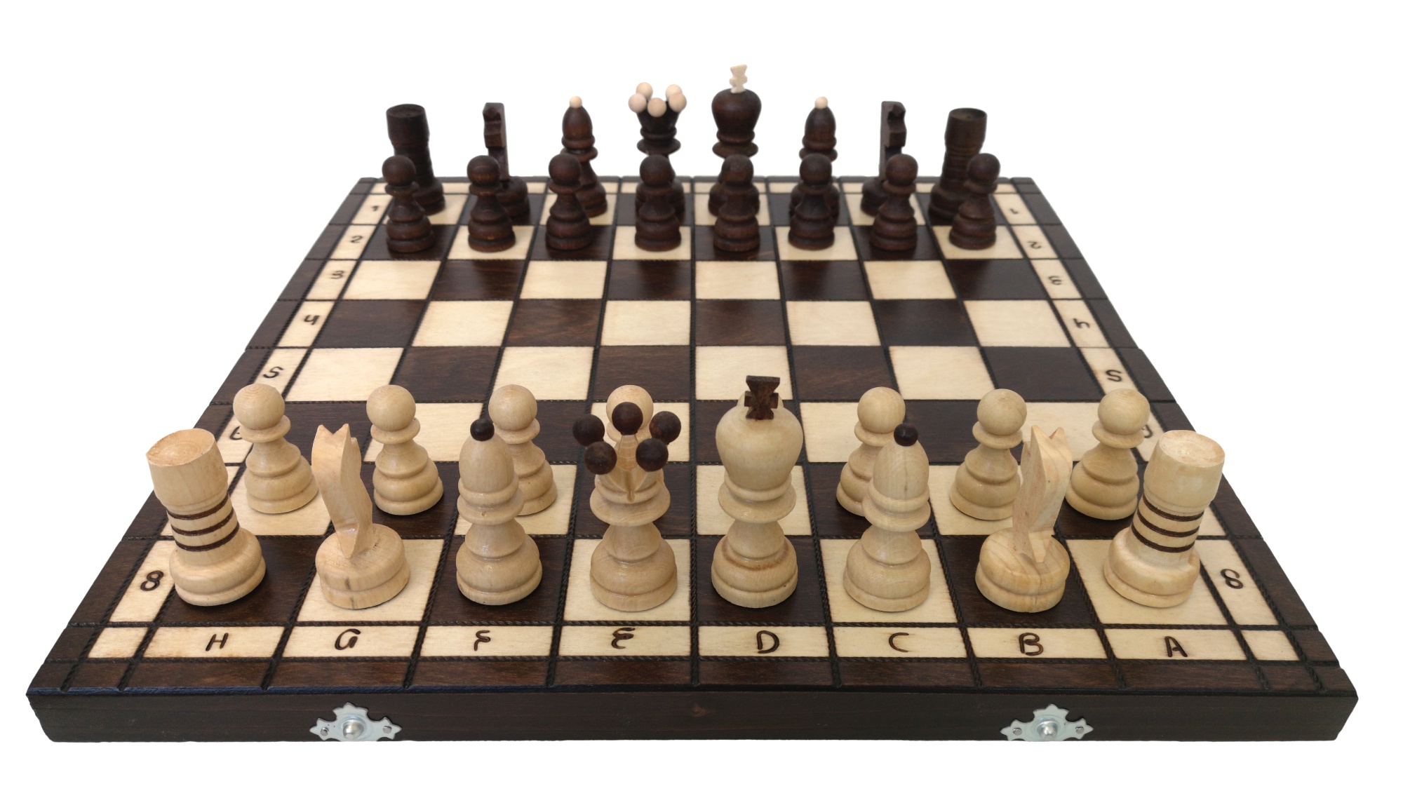 Drevené šachy 42 x 42 cm