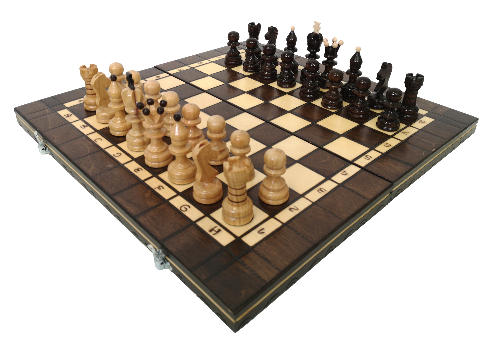 Drevené šachy 42,5 x 42,5 cm