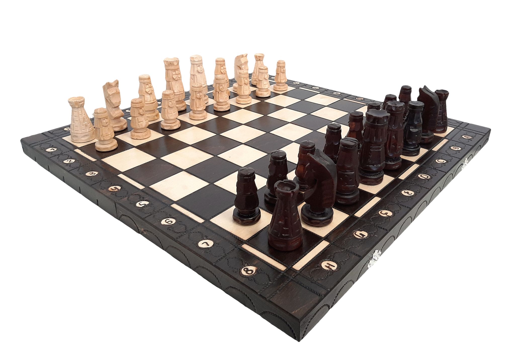 Drevené šachy 54x54 cm