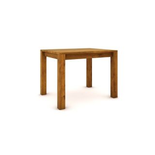 Dubový stôl 100 x 80 cm , jantarový