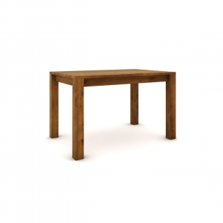 Dubový stôl 120 x 80 cm , hnedá zem
