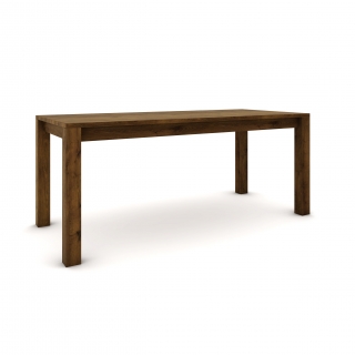 Dubový stôl 180 x 80 cm , čierny