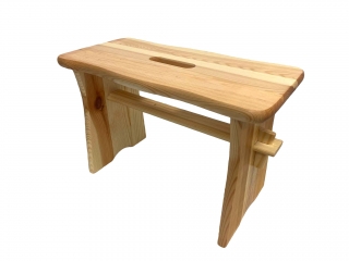 Drevený stolček malý, svetlý 39x19x25 cm