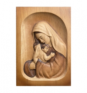Obraz Panny Márie s Ježiškom 18x25cm