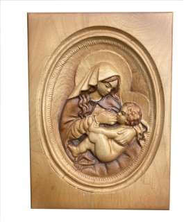 Obraz Panny Márie s Ježiškom 3, 18 x 25 cm