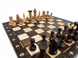 Drevené šachy 54x54cm