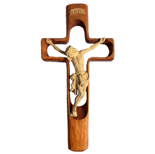 Kríž Ježiša s vyrezaným vnútrom